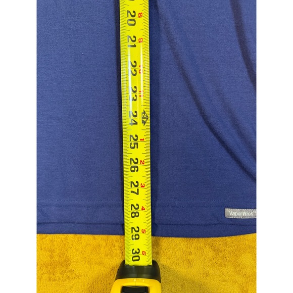 The North Face Mens XL Gray Blue Short Sleeve T Shirt VaporWick Polyester - Picture 10 of 14